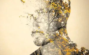 Artist Creates Surreal Double-exposure Portraits