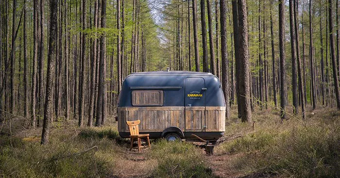 I Converted A Vintage Caravan Into A Mobile Office Space