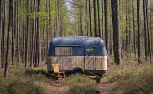 I Converted A Vintage Caravan Into A Mobile Office Space