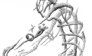 I Draw Surreal Stick Men With Ink And Charcoal