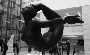 Accomplishment: Artist Installs Floating Sculpture In National Library Of Romania