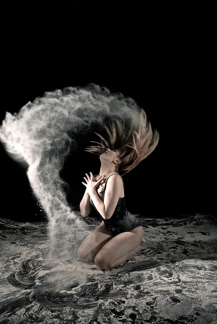 Dancer With Flour