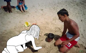 Forgotten Childhood: I Paint Over My Friends I Don't Remember