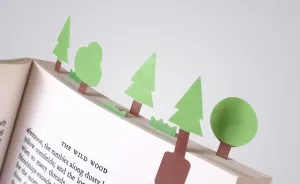Tiny Paper Bookmarks Let You Grow Charming Miniature Worlds In Your Books