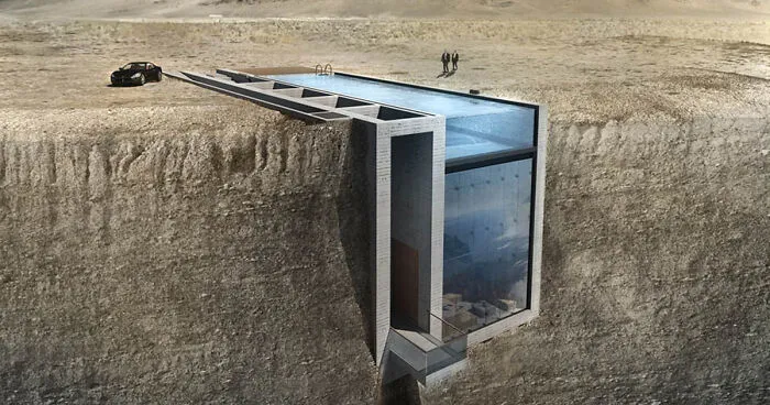 This House Hidden In A Cliff Has Amazingly Terrifying Views Of The Sea