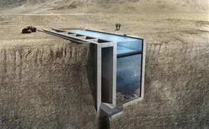 This House Hidden In A Cliff Has Amazingly Terrifying Views Of The Sea