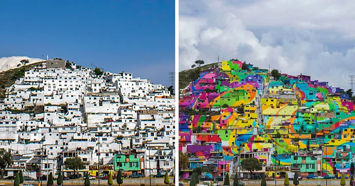 Mexican Government Asked Street Artists To Paint 200 Houses To Unite Community