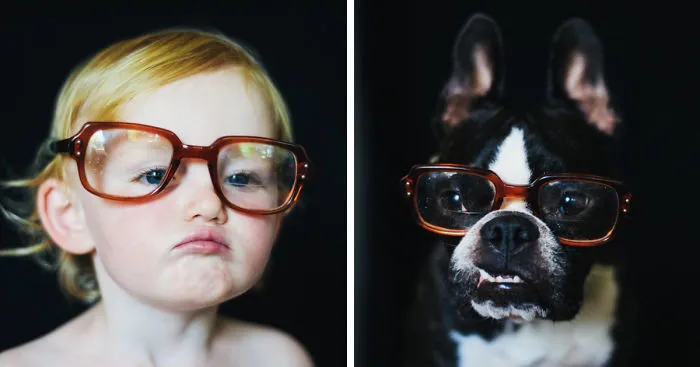 I Photograph My Daughter And Dog In The Same Settings