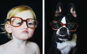 I Photograph My Daughter And Dog In The Same Settings