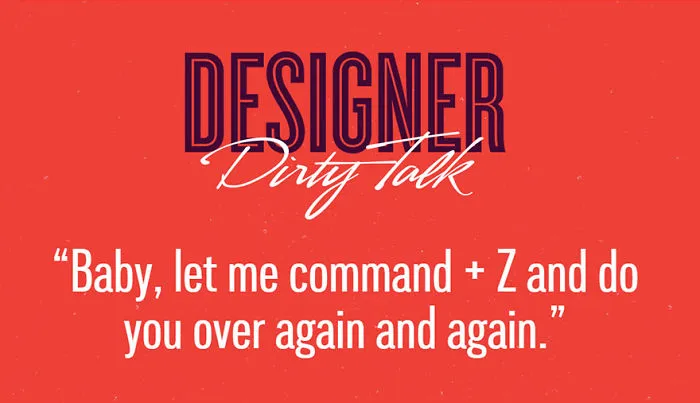 Designer Dirty Talk
