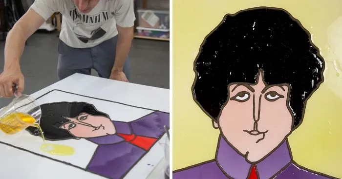 Delicious Portraits Of The Beatles Made From Jelly