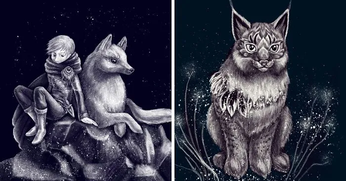 Artist Creates Magical Woodland Creature Illustrations