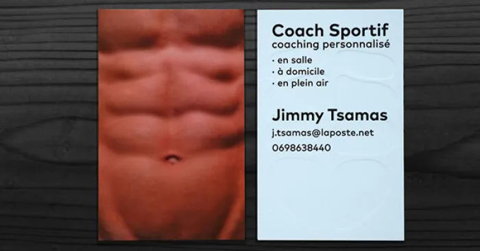 My Business Card Design For A Sports Coach