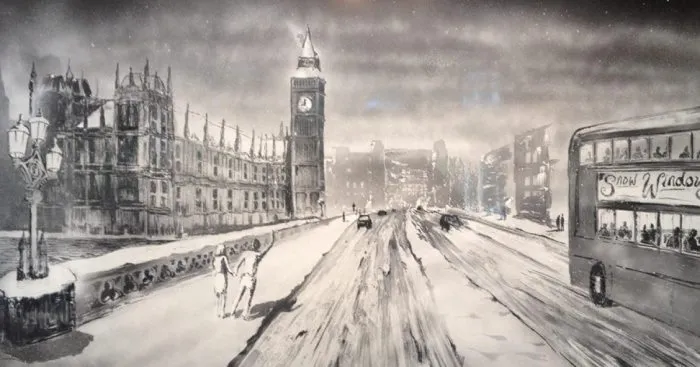 We Created This Image With Sprayed Snow
