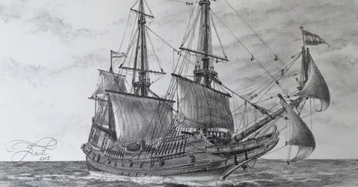 Batavia: My Realistic Tallship Drawing