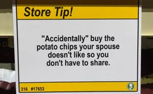 Guy Leaves Hilarious "Shopping Tips" In Grocery Store