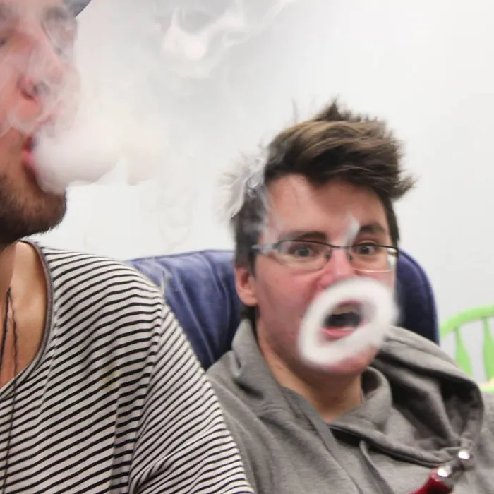 Perfectly Timed Smoke Ring