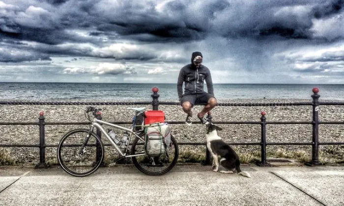 This Guy Gave It All Up To Cycle The World With His Dog