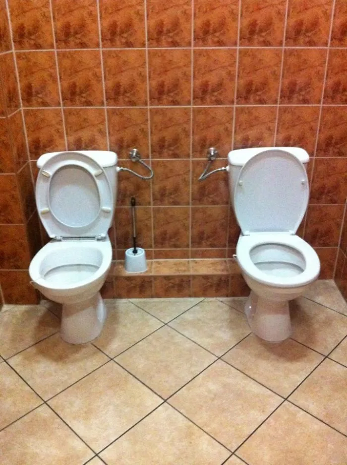 Toilets In A Polish Office Building- Never Stop Negotiations!