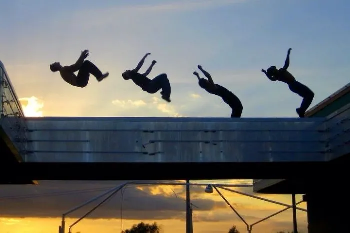 4 Person Backflip