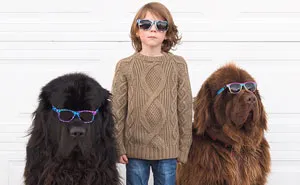 Mom Documents The Friendship Between A Boy, His Two Giant Dogs & A Horse