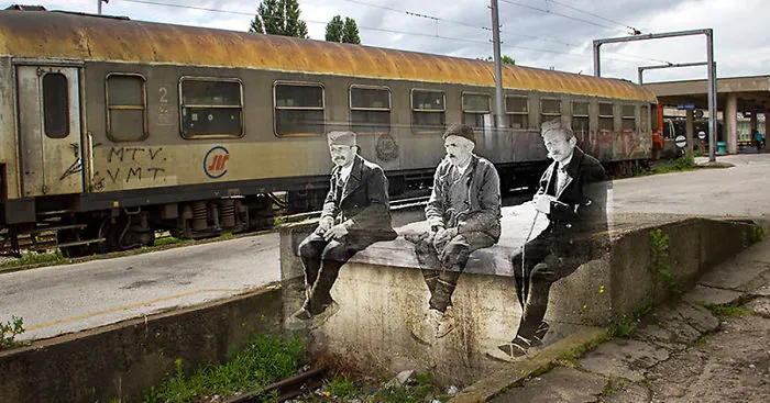 I Combined Old And New Photos Of Serbian Streets To Bring History To Life (Part 2)