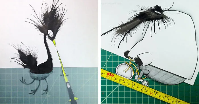I Create Monsters Out Of Random Ink Blots