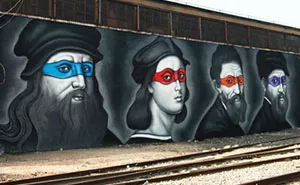 Teenage Mutant Ninja Turtles Painted As The Renaissance Painters They Were Named After