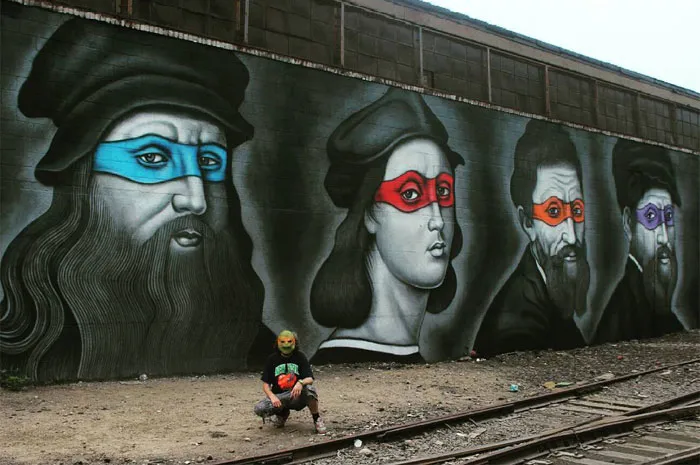 Teenage Mutant Ninja Turtles Painted As The Renaissance Painters They Were Named After