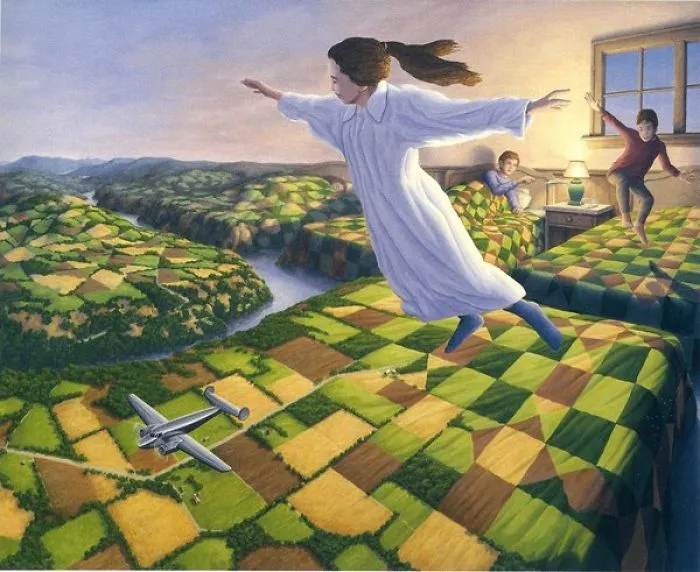 Mind Bending Optical Illusion Paintings By Rob Gonsalves