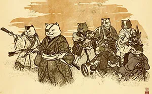 I Draw Samurai Cat Illustrations