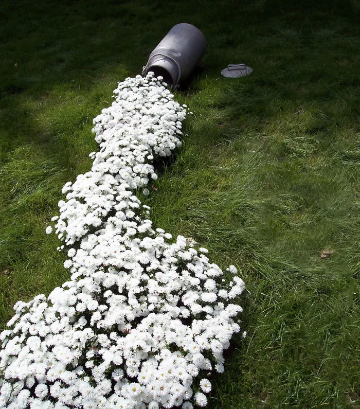15 Spilled Flower Pots That Turn Your Flowers Into Streams Of Paint