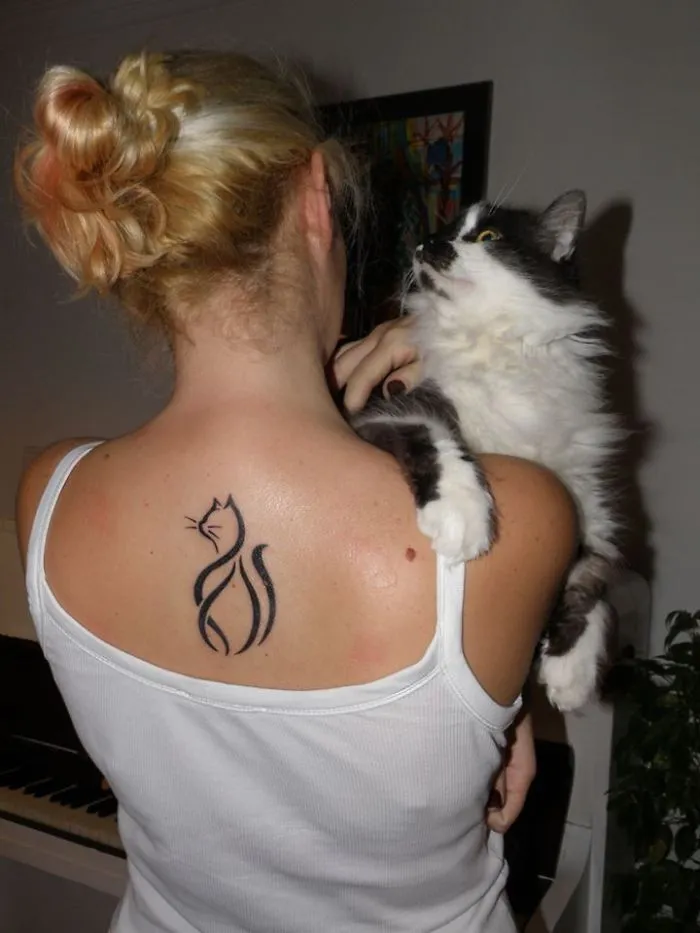My Cat And Tatoo :)