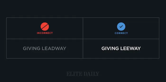 Giving Leeway