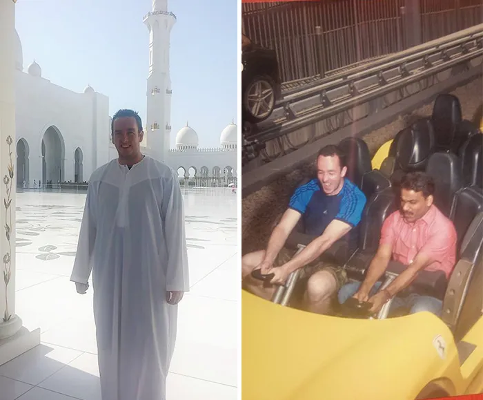 Guy Takes His Taxi Driver To Theme Park Because He's Never Visited One In His Life
