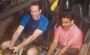 Guy Takes His Taxi Driver To Theme Park Because He's Never Visited One In His Life