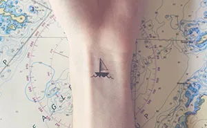 Tiny Tattoos Paired With Matching Backgrounds By Austin Tott