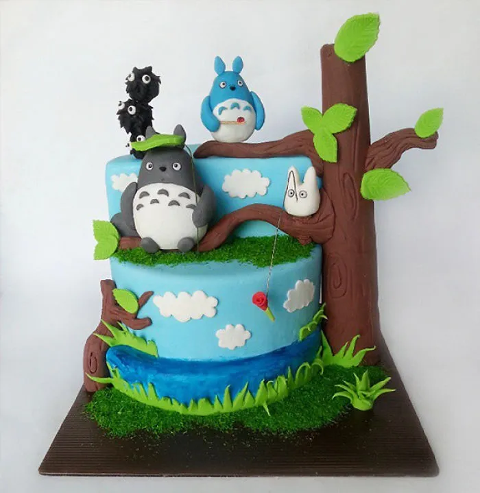 50 Totoro Cakes That Are Too Cute To Eat
