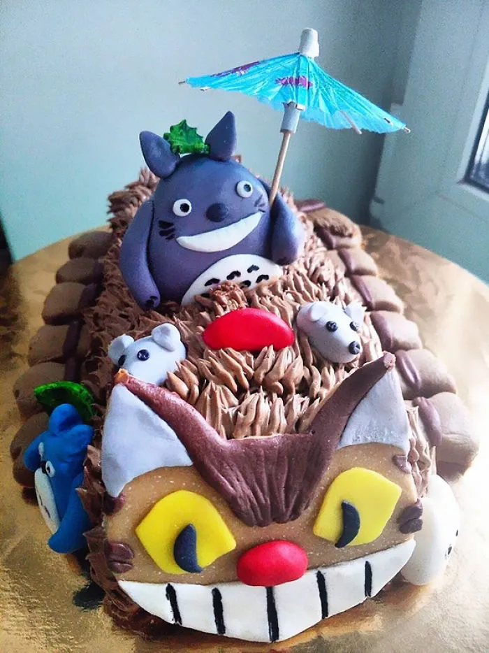 50 Totoro Cakes That Are Too Cute To Eat