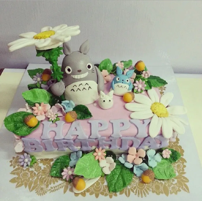 50 Totoro Cakes That Are Too Cute To Eat