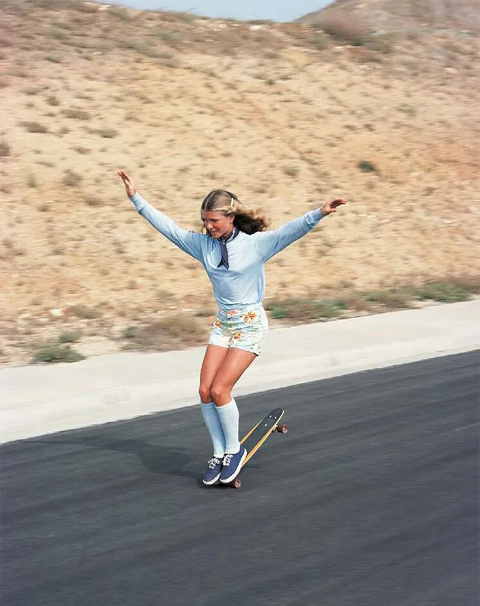 Ellen O'neal, One Of The Greatests Female Freestyle Skateboarders In The World (1970)