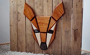 Wooden Zoo: I Make Geometric Animal Heads From Wood