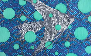 I Drew A Fish Using Sharpie Markers.