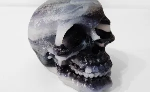 I Made Skull Sculptures With Melted Wax