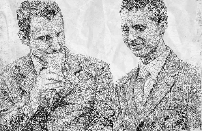 A Word Art Memorial Of A Loving Gay Couple And Their Tragic Fate
