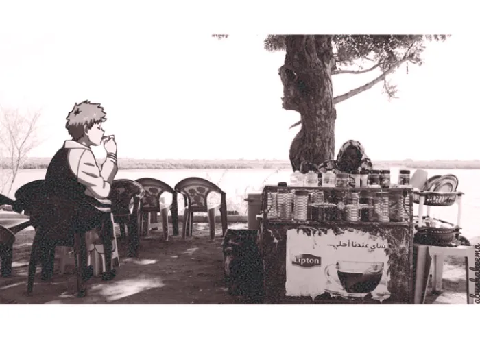 Japanese Anime Everyday's Life In Sudan.