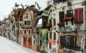 Artist Makes Surreal Houses From Trash She Finds On The Street