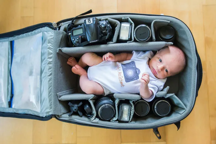 Photographers Take Adorable Pics Of Their Babies Sleeping In Camera Bags
