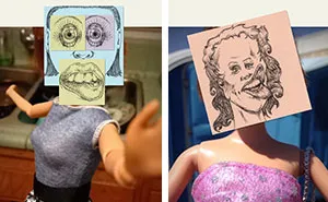 My Phone Series Shows Barbies With Their Real Expressions