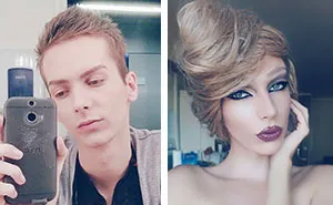 I Transformed Myself Into A Girl With The Power Of Makeup